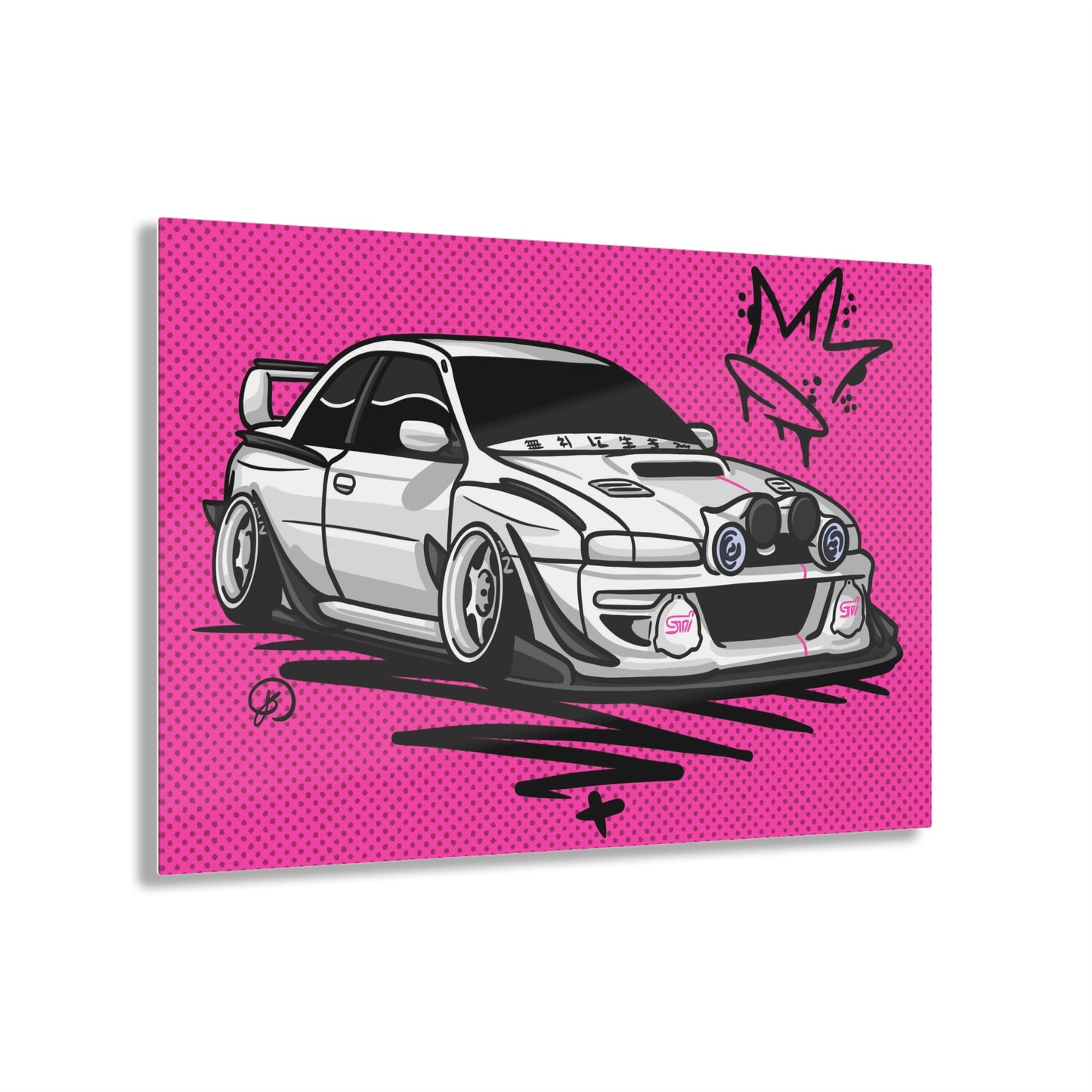 Sxetched X r0cean11 - Subie - Acrylic Print
