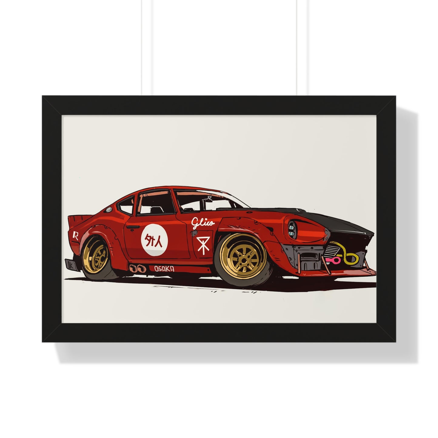 Anime '82 - Datsun - Framed Poster