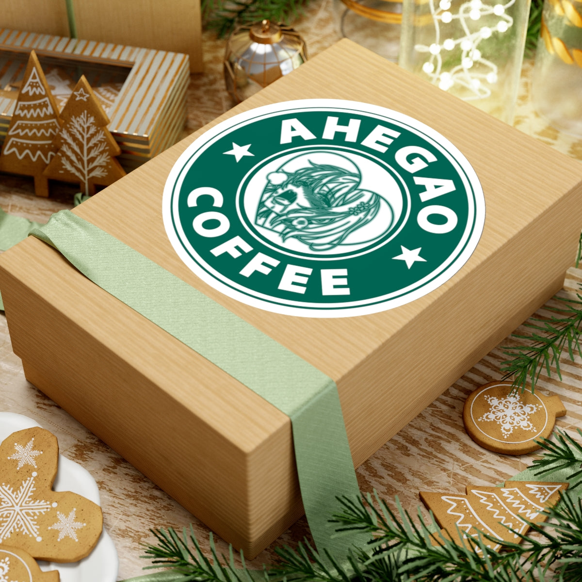 r0cean11 - Ahegao Coffee - Sticker