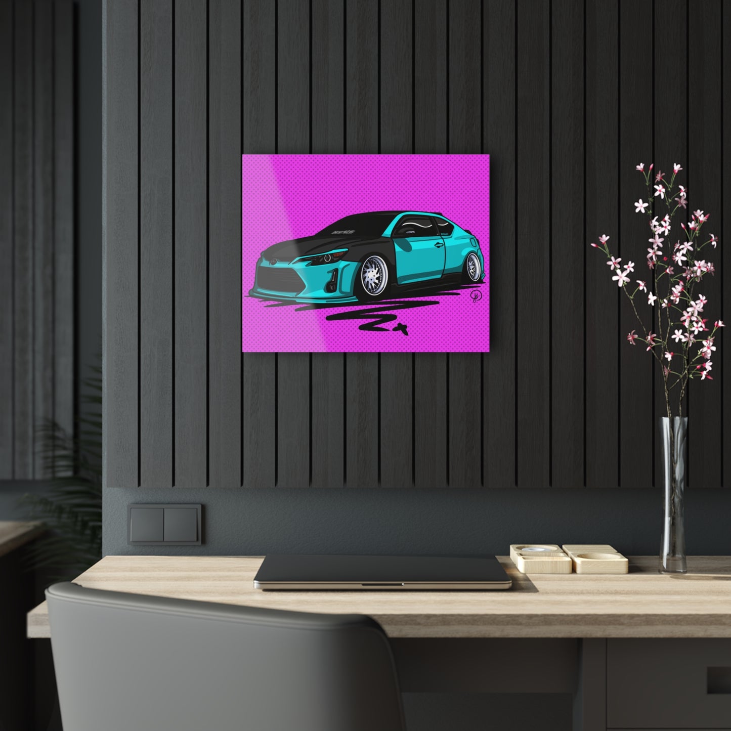 Sxetched X r0cean11 - 2014 Scion tC - Acrylic Print
