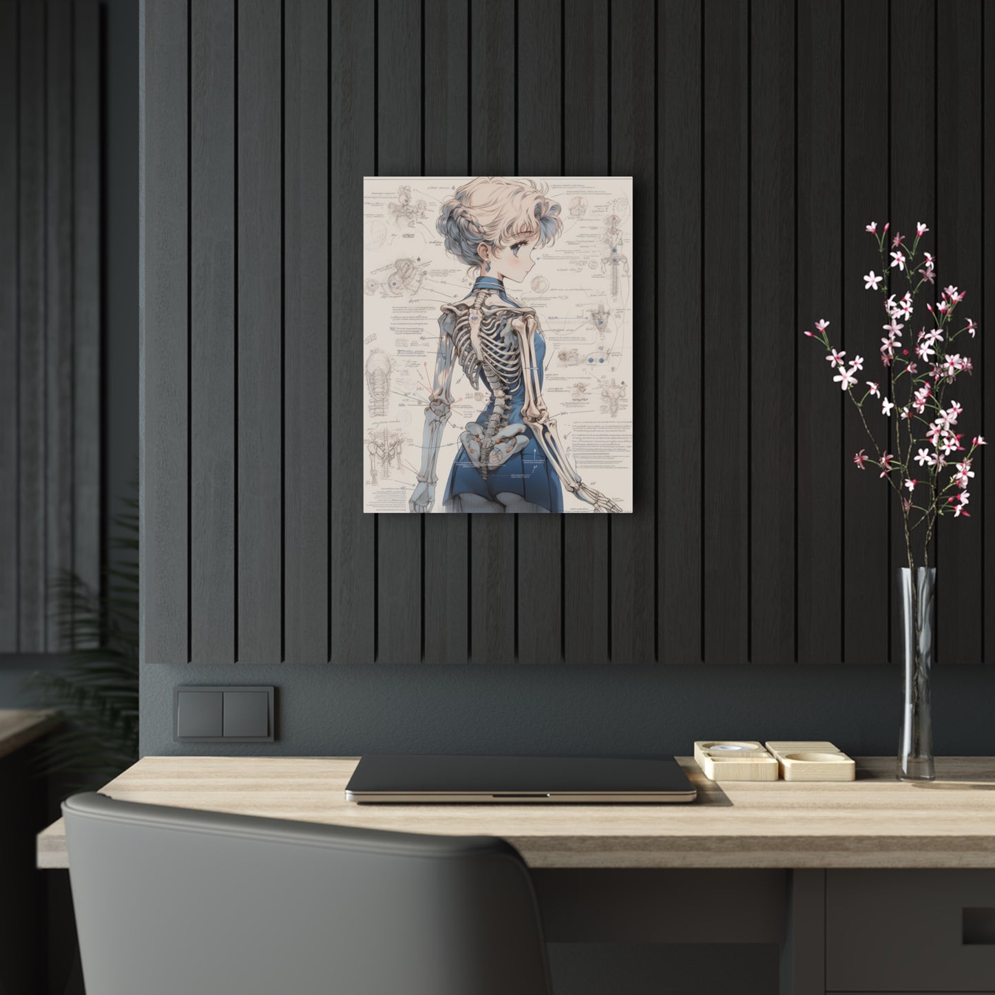 Sailor Moon - Sailor Uranus Skeleton - Acrylic Print