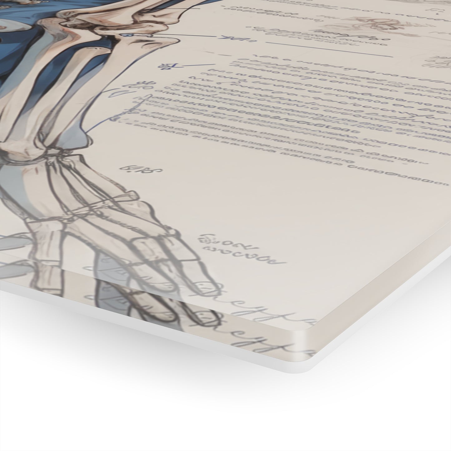 Sailor Moon - Sailor Uranus Skeleton - Acrylic Print