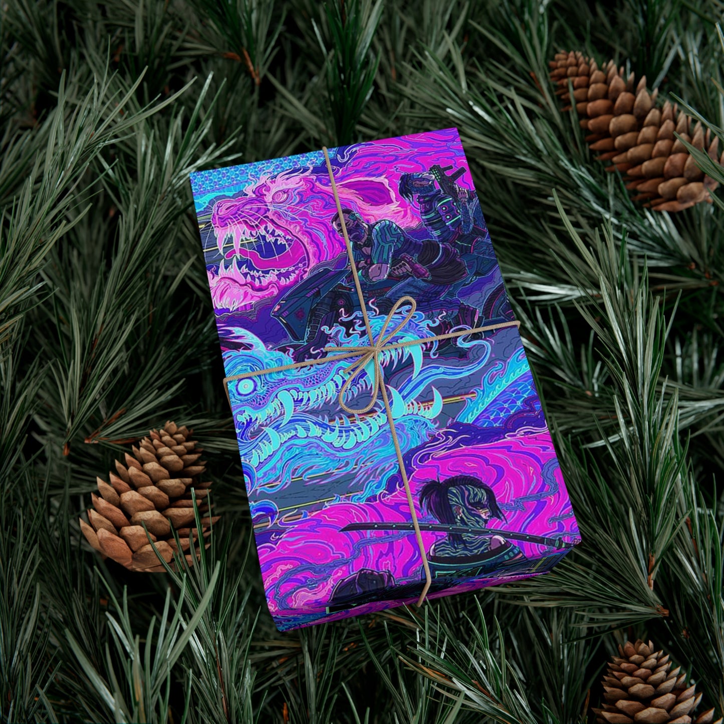 Cyberpunk - Vaporwave - Gift Wrap