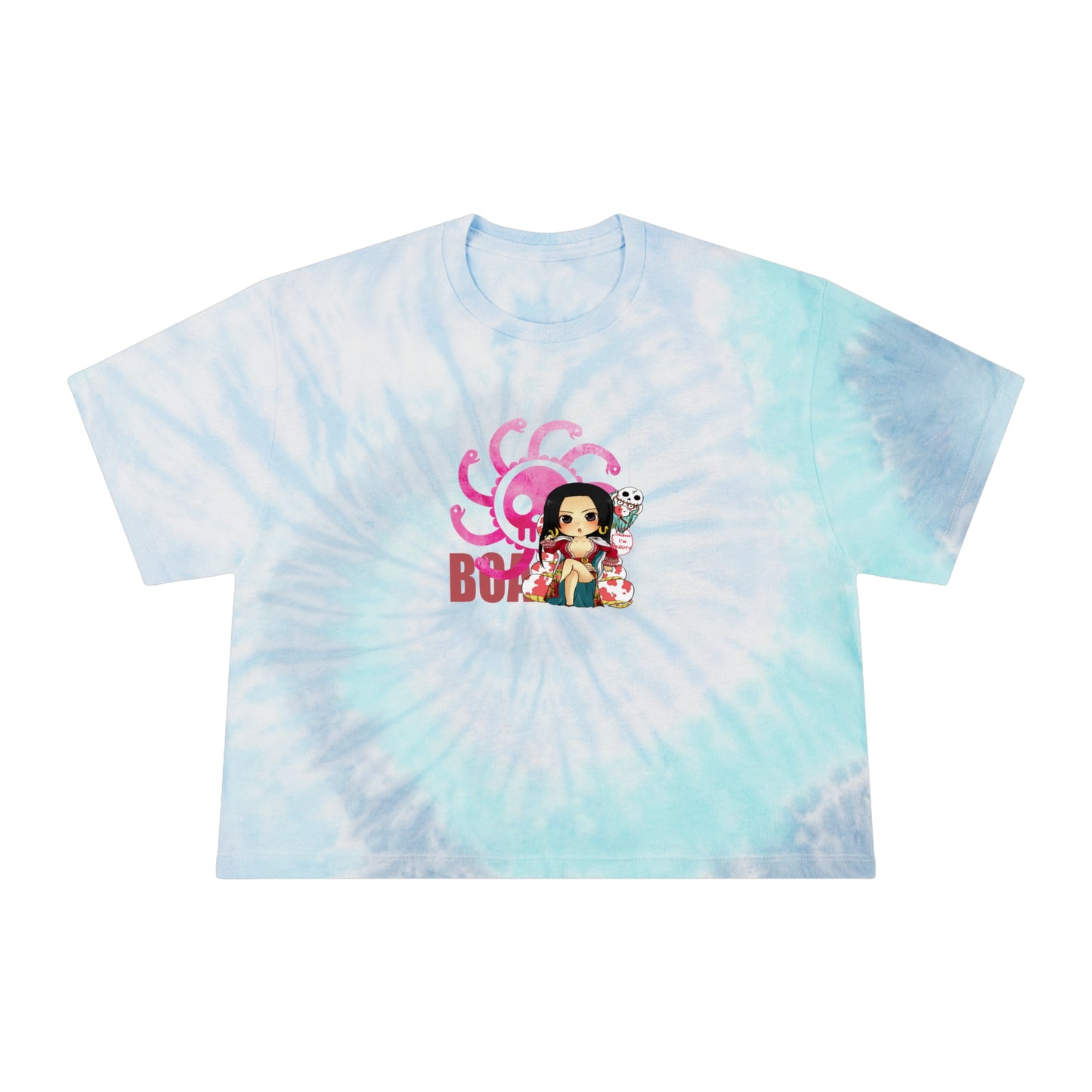 One Piece - Boa - Womens Tie-Dye Crop Tee