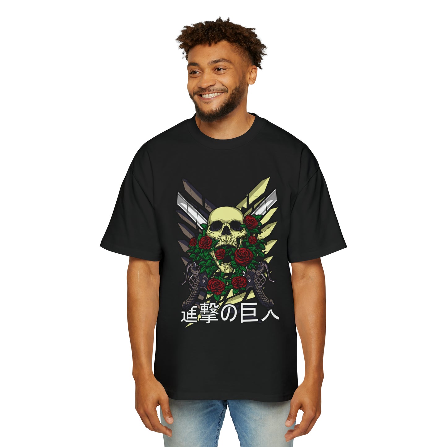 Attack on Titan - Death Rose - Heavy Oversized Tee
