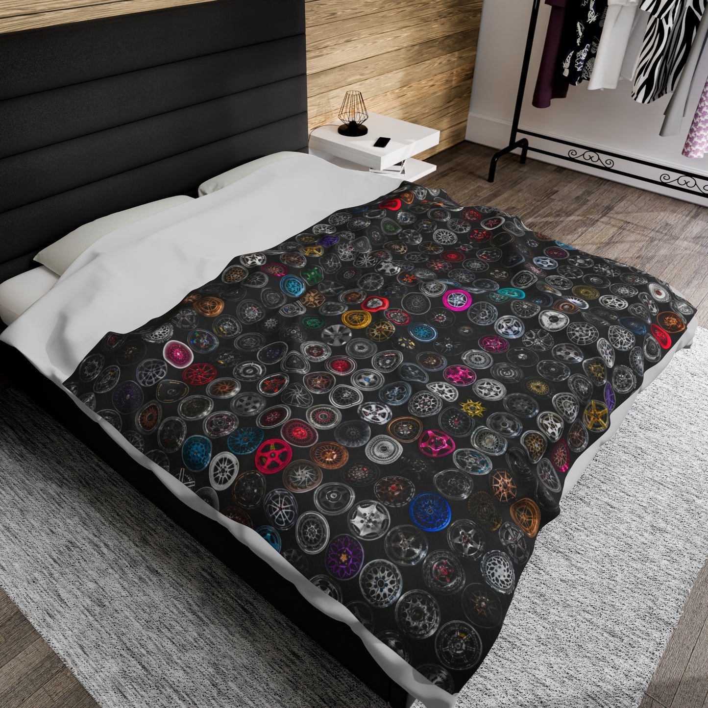 r0cean11 - Wheels - Velveteen Plush Blanket