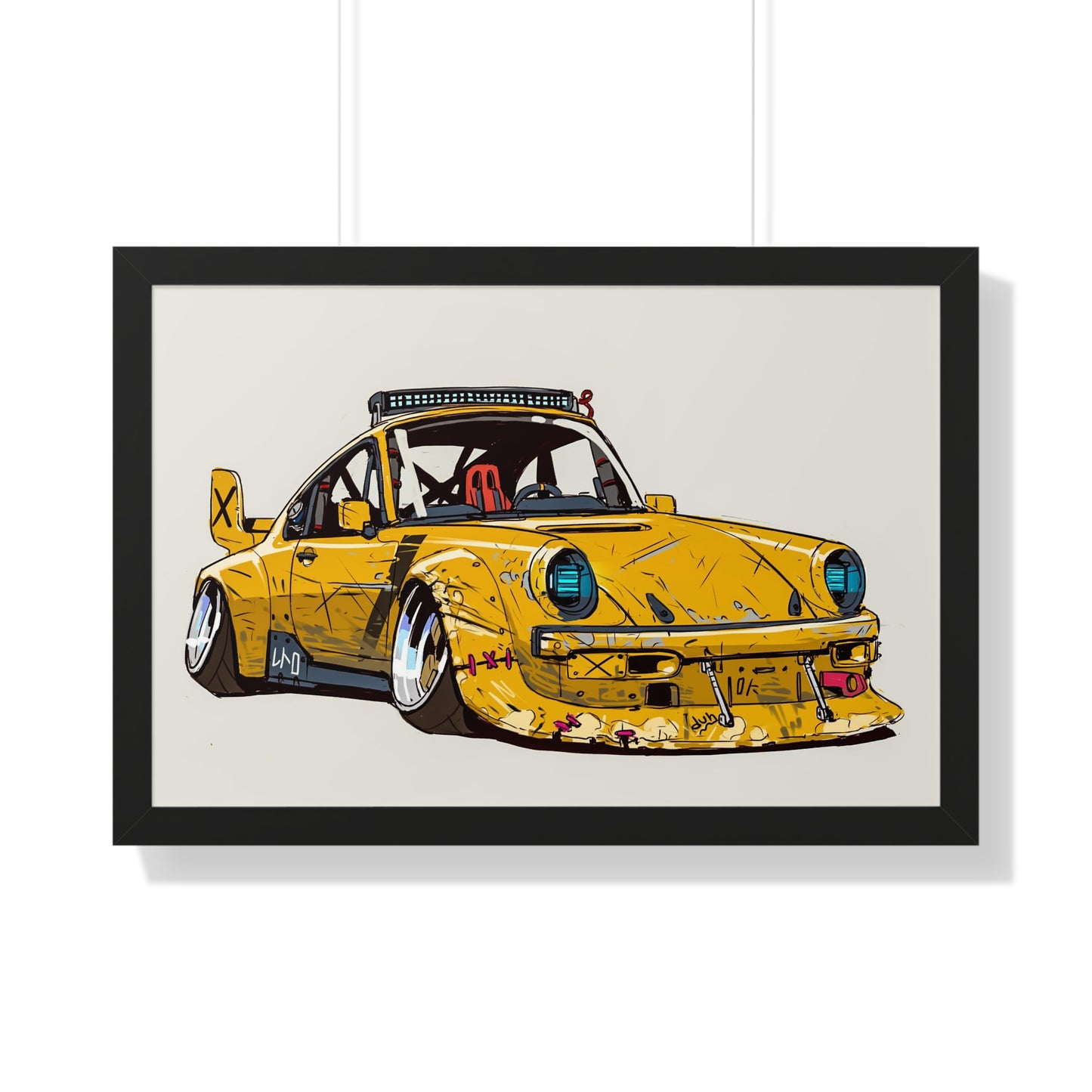 Anime '82 - RWB - Framed Poster