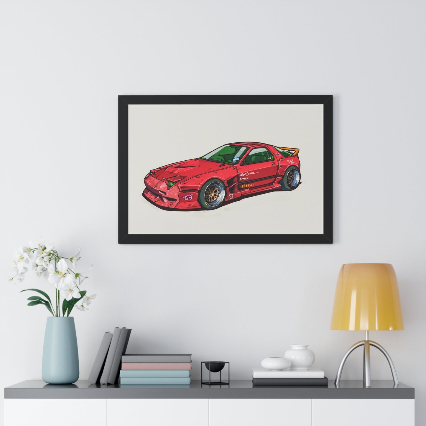 Anime '82 - Night School - Framed Poster