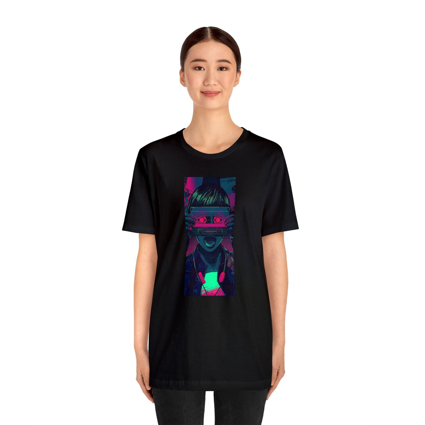 r0cean11 - Seeing Through The Music Vaporwave - Tshirt