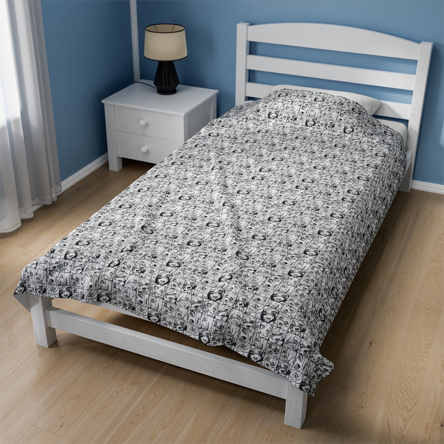 r0cean11 - Ahegao - Velveteen Plush Blanket