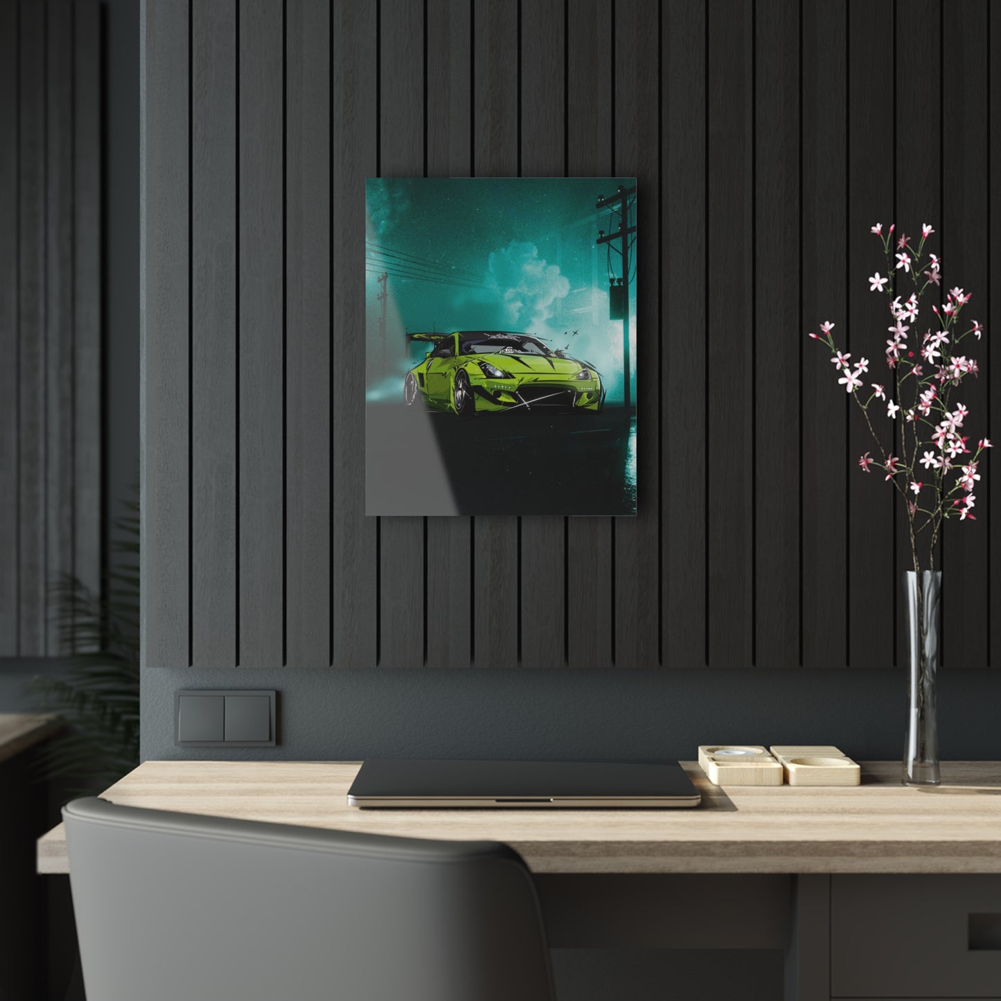 Kid Tweak X r0cean11 - 350Z "Green Goblet - Acrylic Print