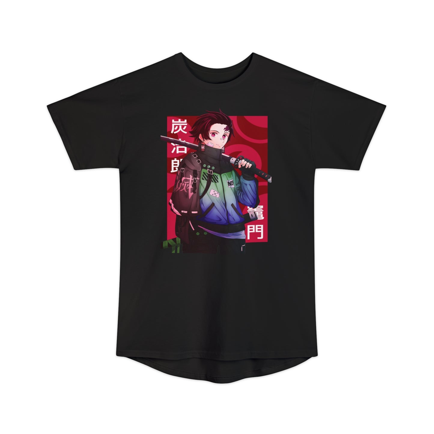 Demon Slayer - Tanjiro Street Wear - Long Body Urban Tee