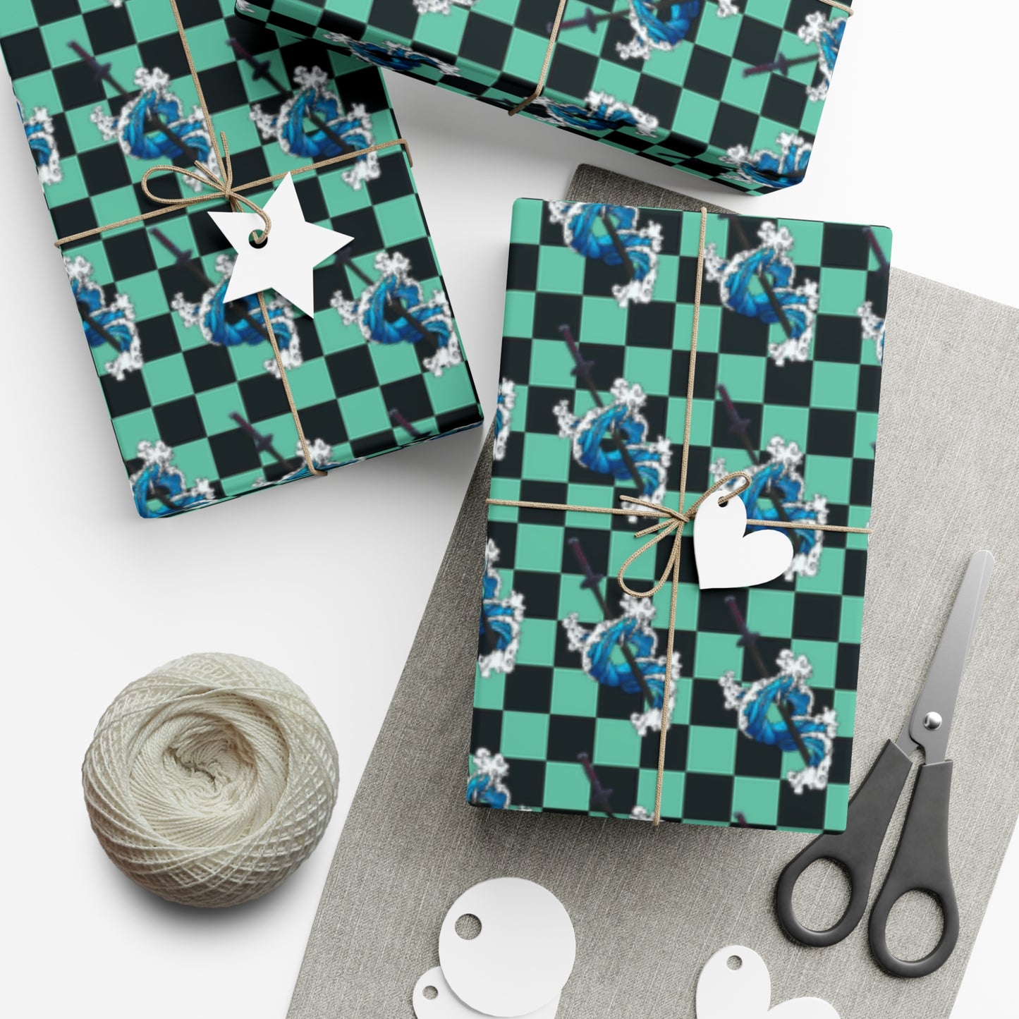 Demon Slayer - Tanjiro Water Breathing - Wrapping Paper