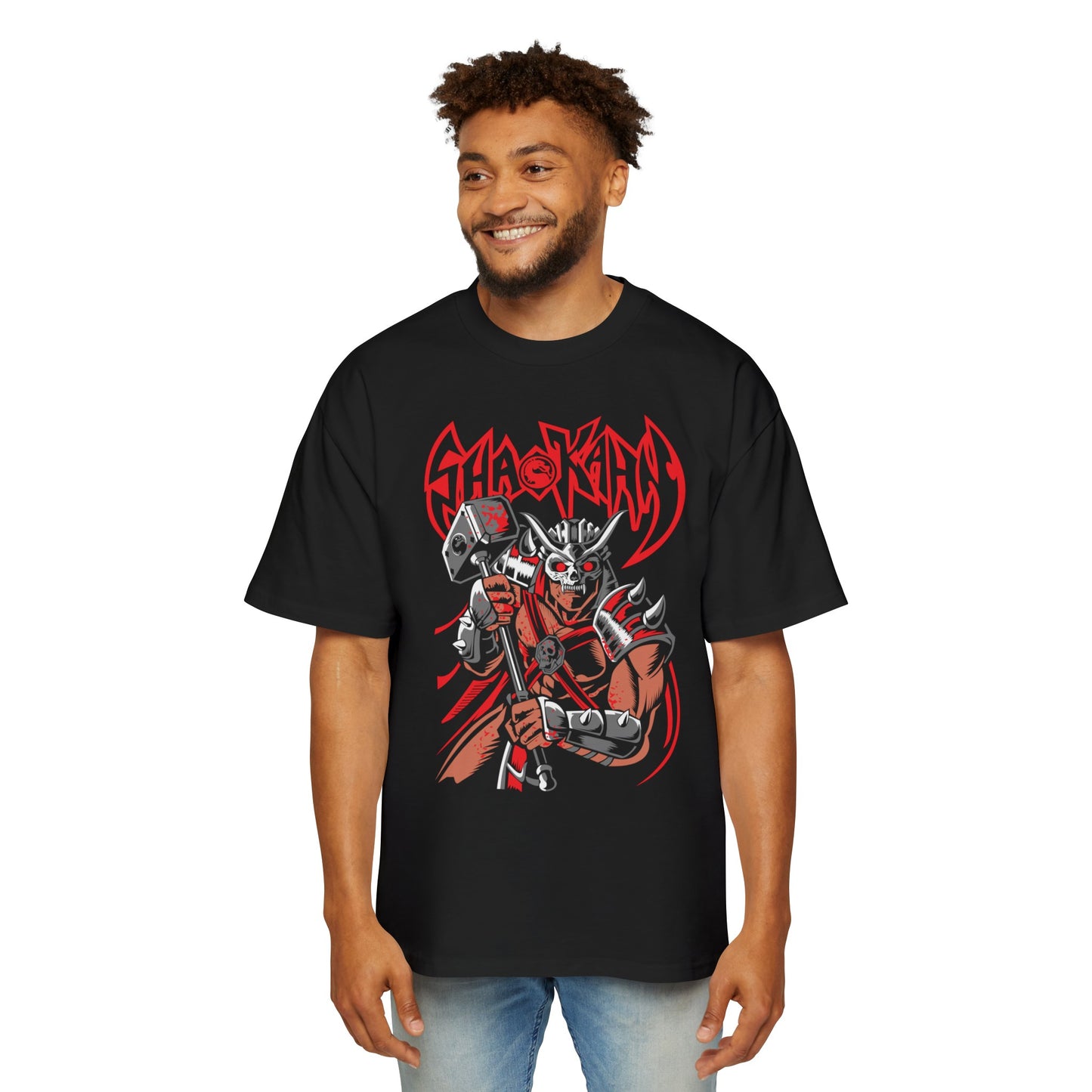 Retro Gaming - Mortal Kombat - Shao Khan - Heavy Oversized Tee