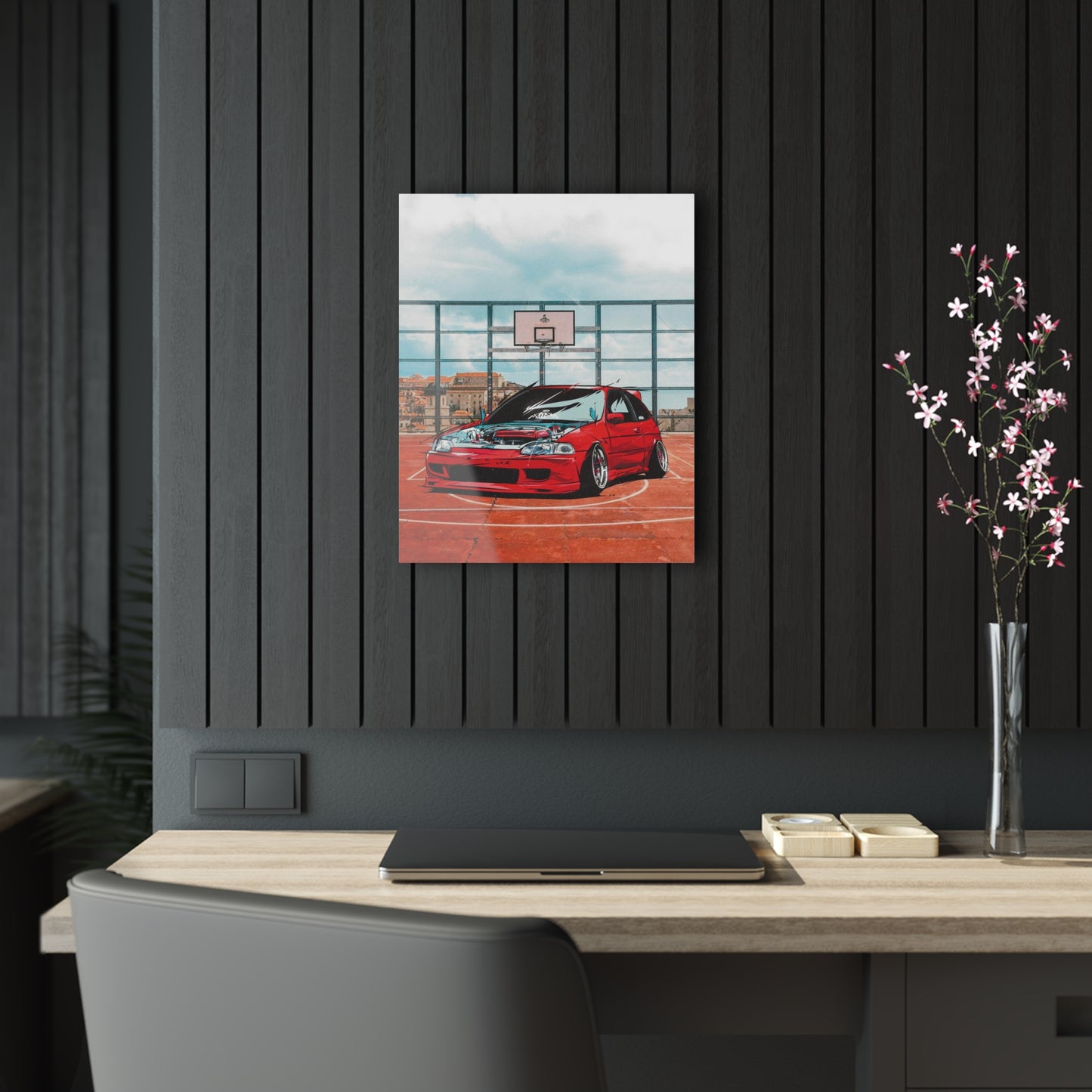 Kid Tweak X r0cean11 - Civic "Sapphire" - Acrylic Print