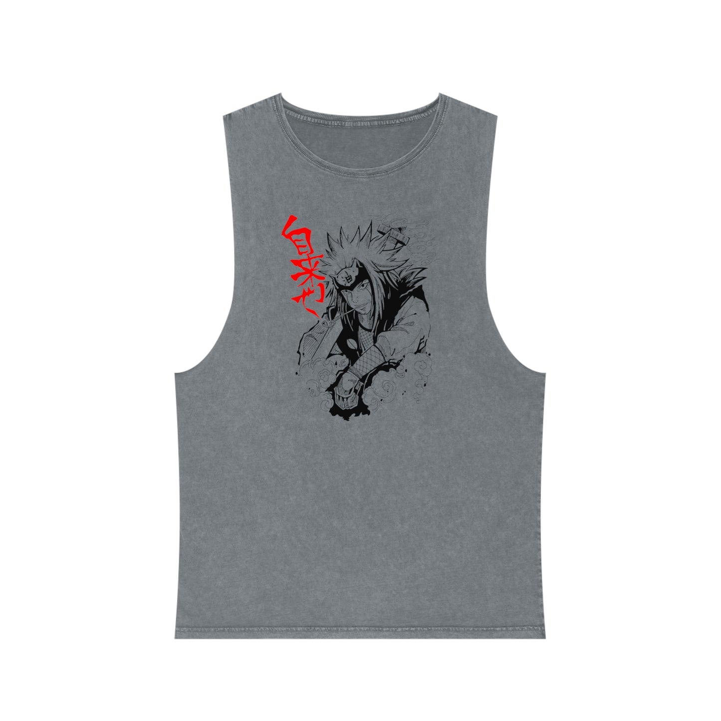 Naruto - Jiraiya - Stonewash Tank Top