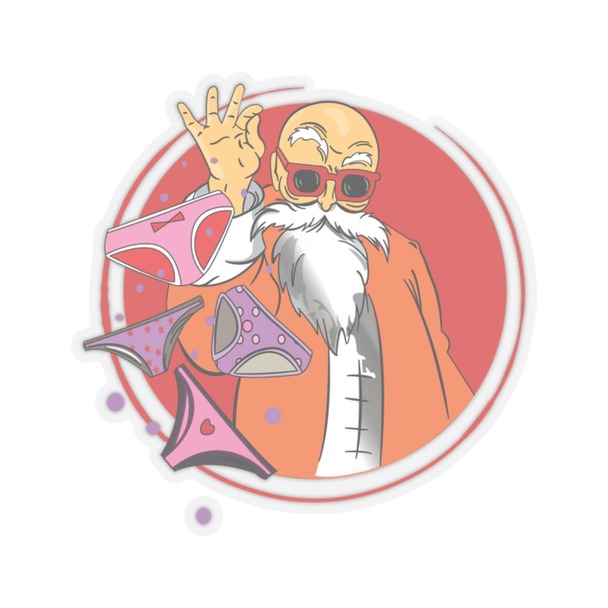 Dragon Ball - Roshi Sprinkles - Sticker