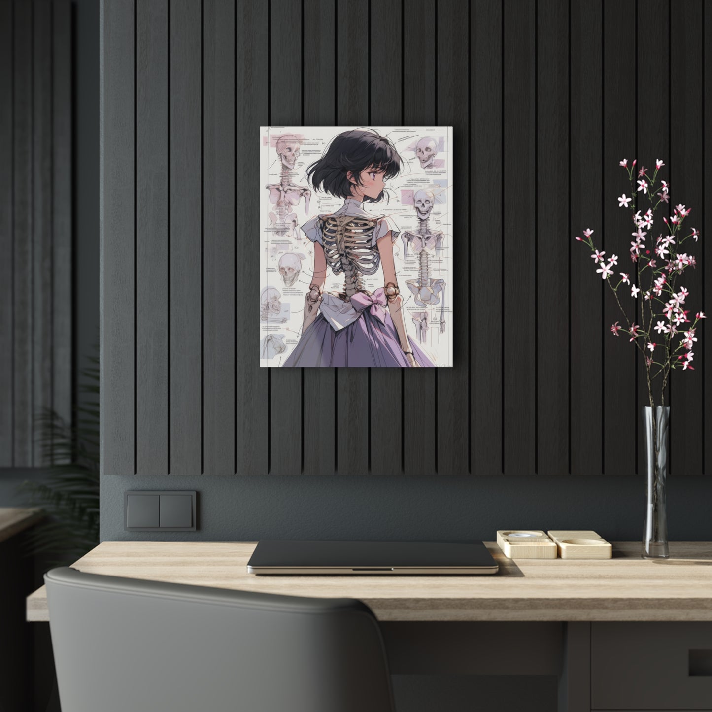 Sailor Moon - Sailor Saturn Skeleton - Acrylic Print