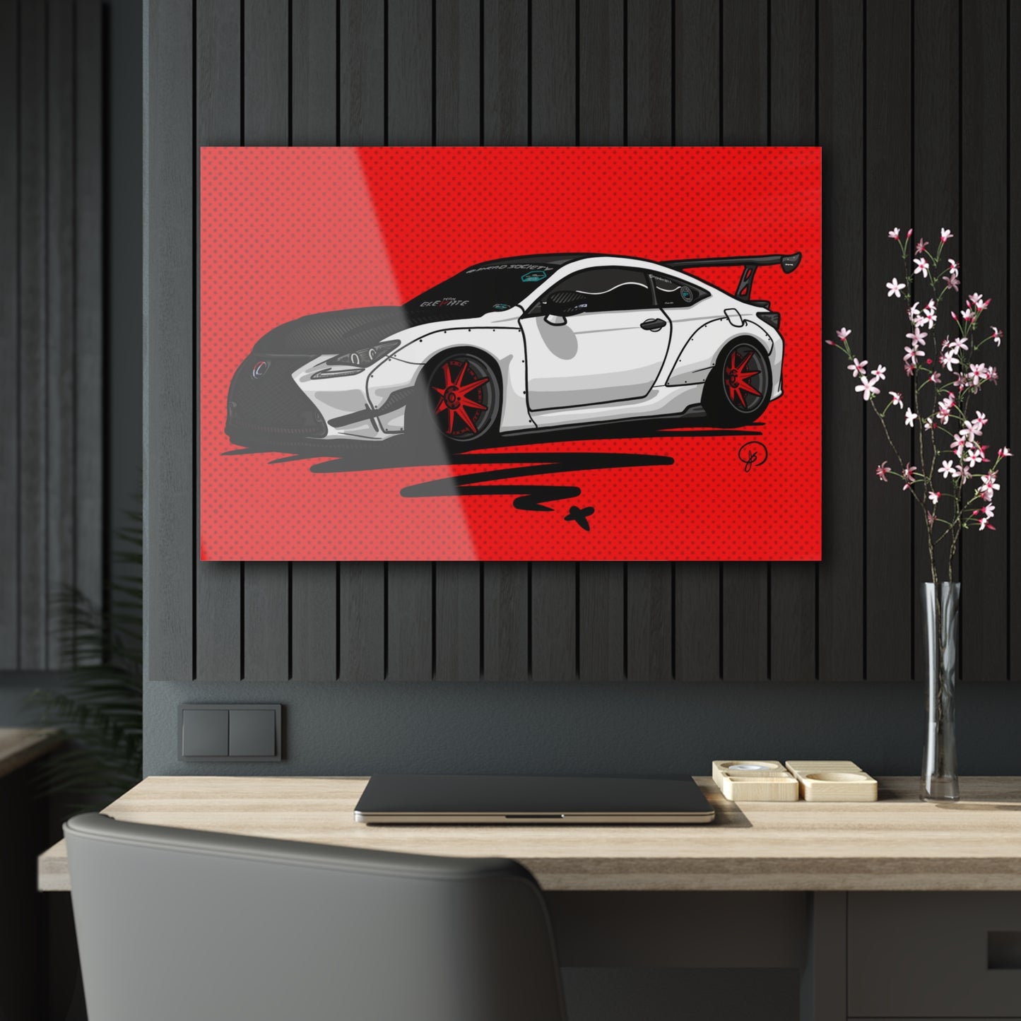 Sxetched X r0cean11 - 2015 Lexus RC350 F - Acrylic Print
