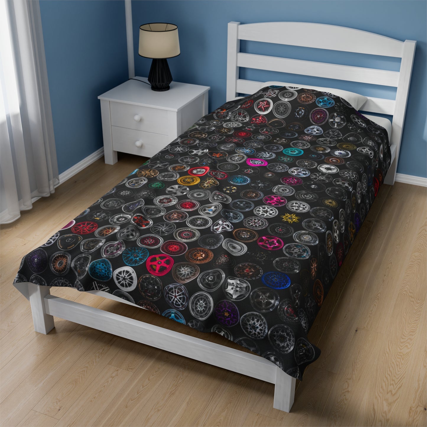 r0cean11 - Wheels - Velveteen Plush Blanket