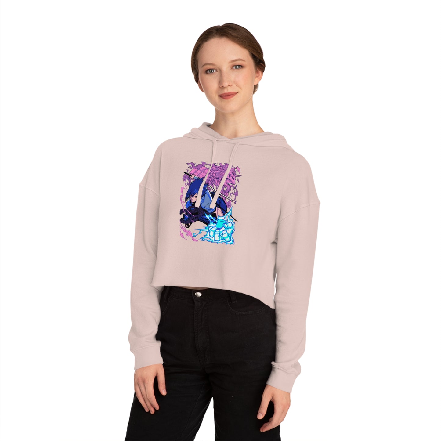 Naruto - Sasuke - Women’s Cropped Hoodie