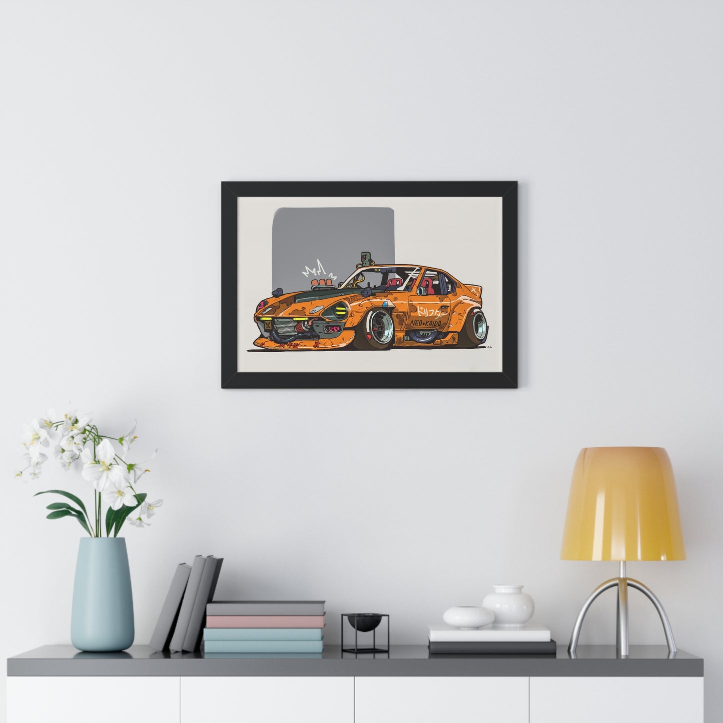 Anime '82 - Datsun - Framed Poster