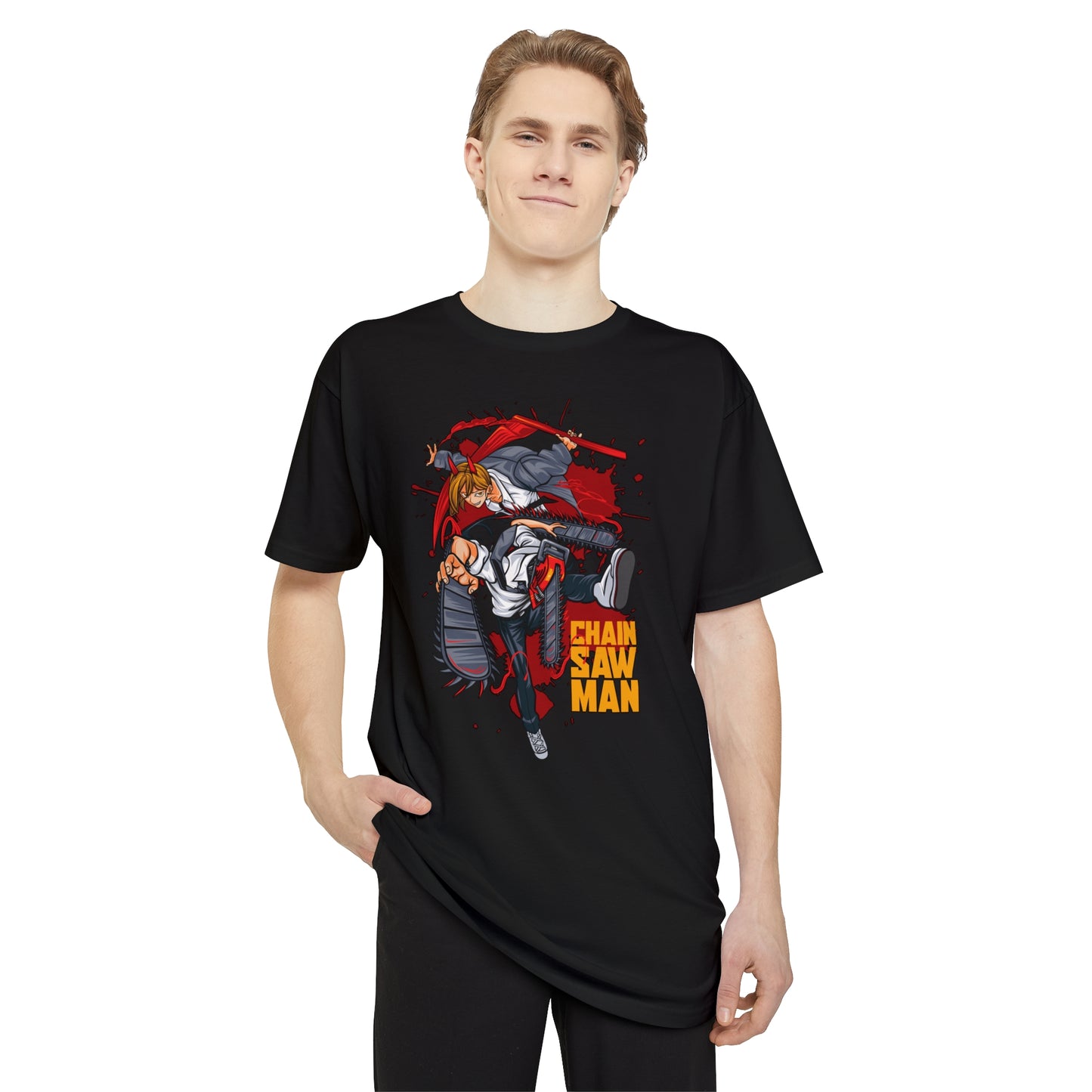 Chainsaw Man - Chainsaw Power - Long Body Urban Tee