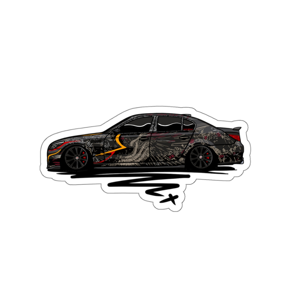 Sxetched X r0cean11 - 2008 BMW E60 DINAN M5 6MT - Sticker