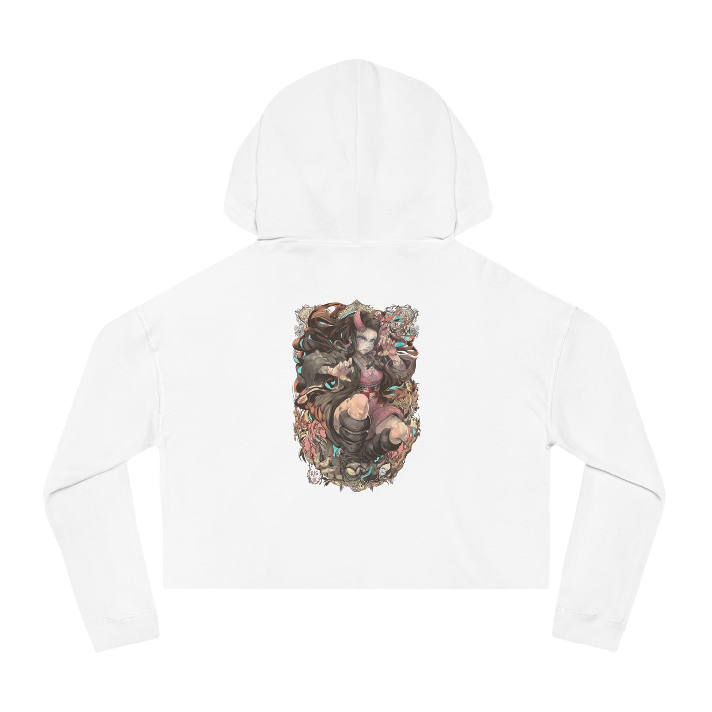 Demon Slayer - Nezuko - Womens Cropped Hoodie