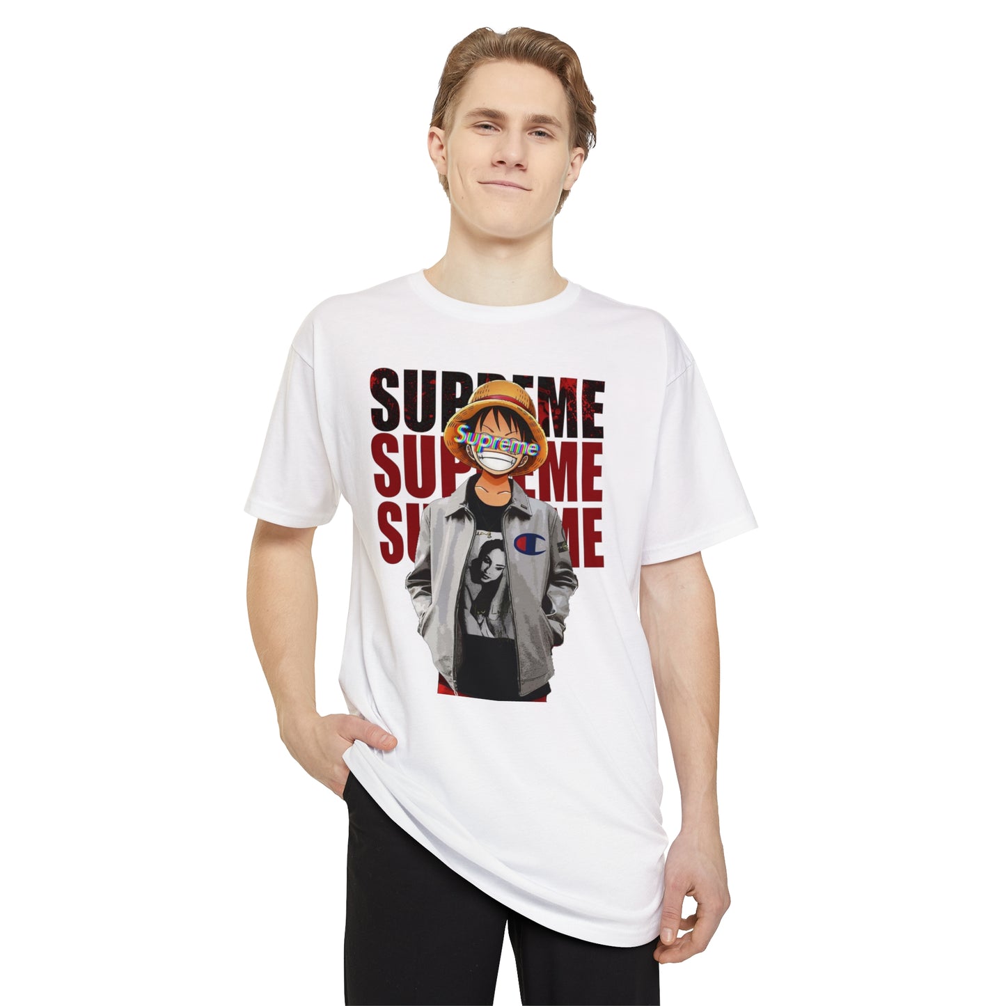 One Piece - Supreme - Long Body Urban Tee
