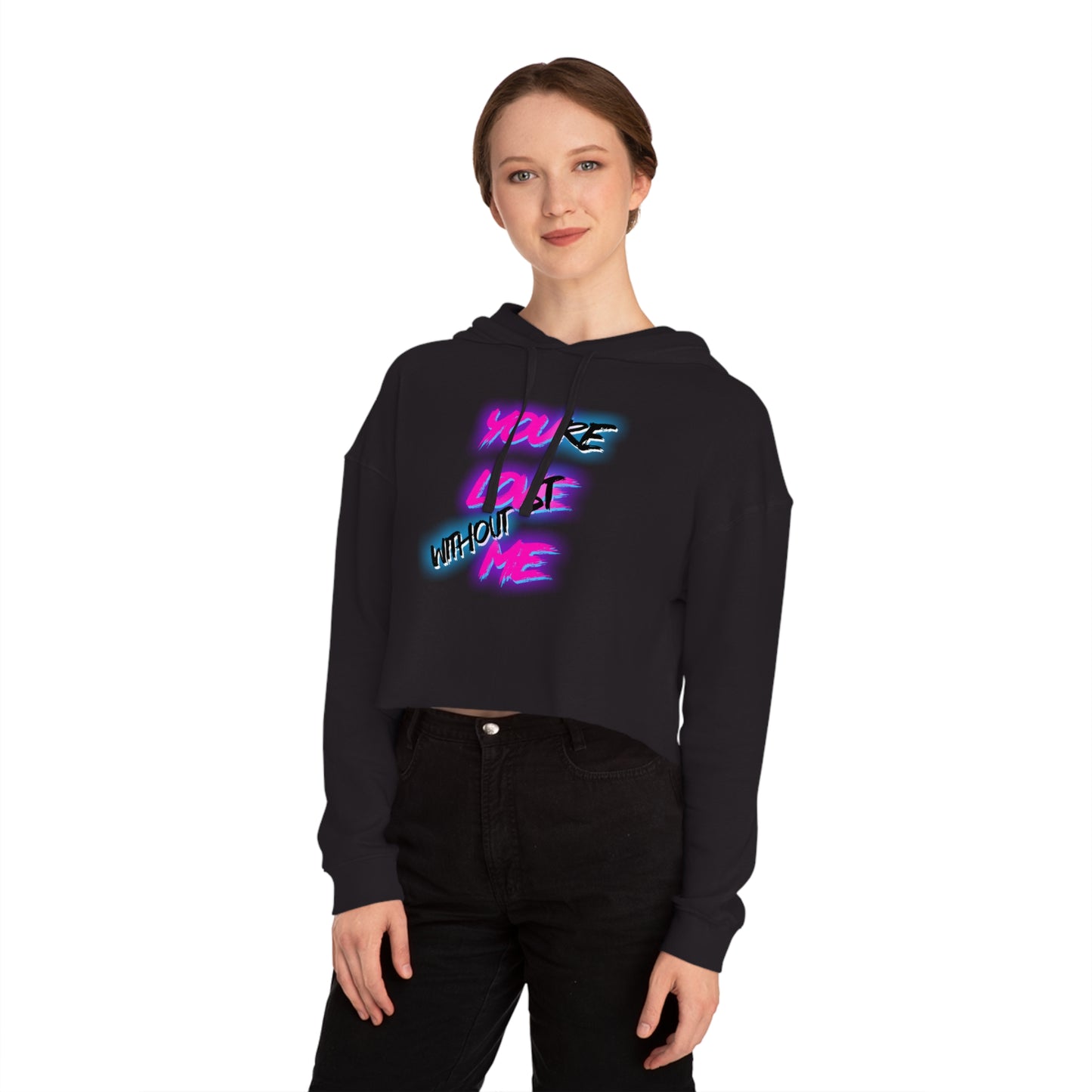 r0cean11 - You Love Me - Womens Cropped Hoodie