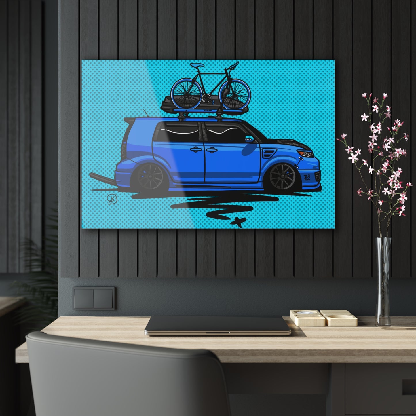 Sxetched X r0cean11 - 2011 Scion xB RS8.0 - Acrylic Print