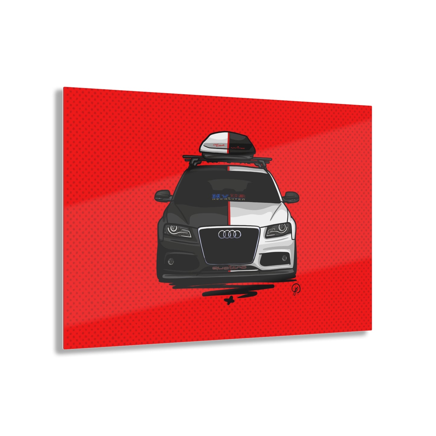 Sxetched X r0cean11 - 2010 Audi A4 Avant - Acrylic Print