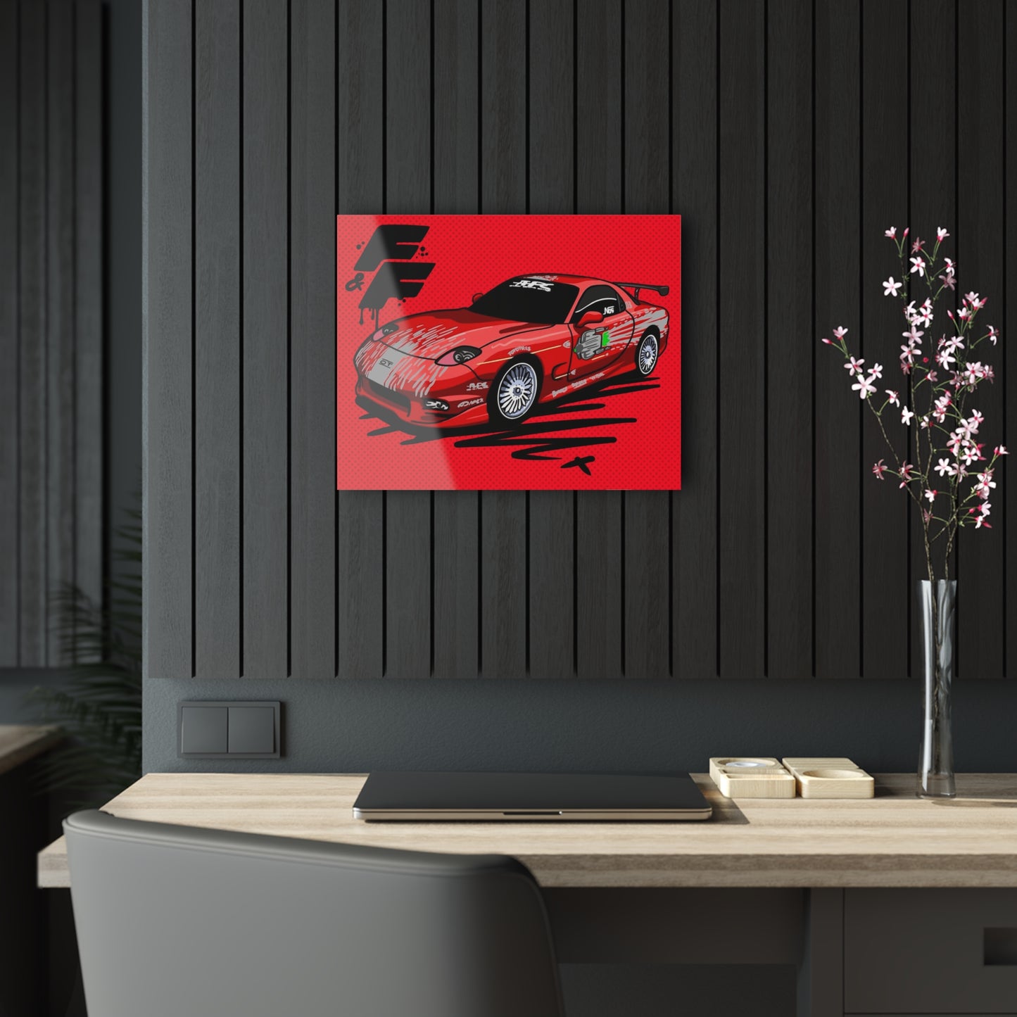 Sxetched X r0cean11 - FF RX7 - Acrylic Print