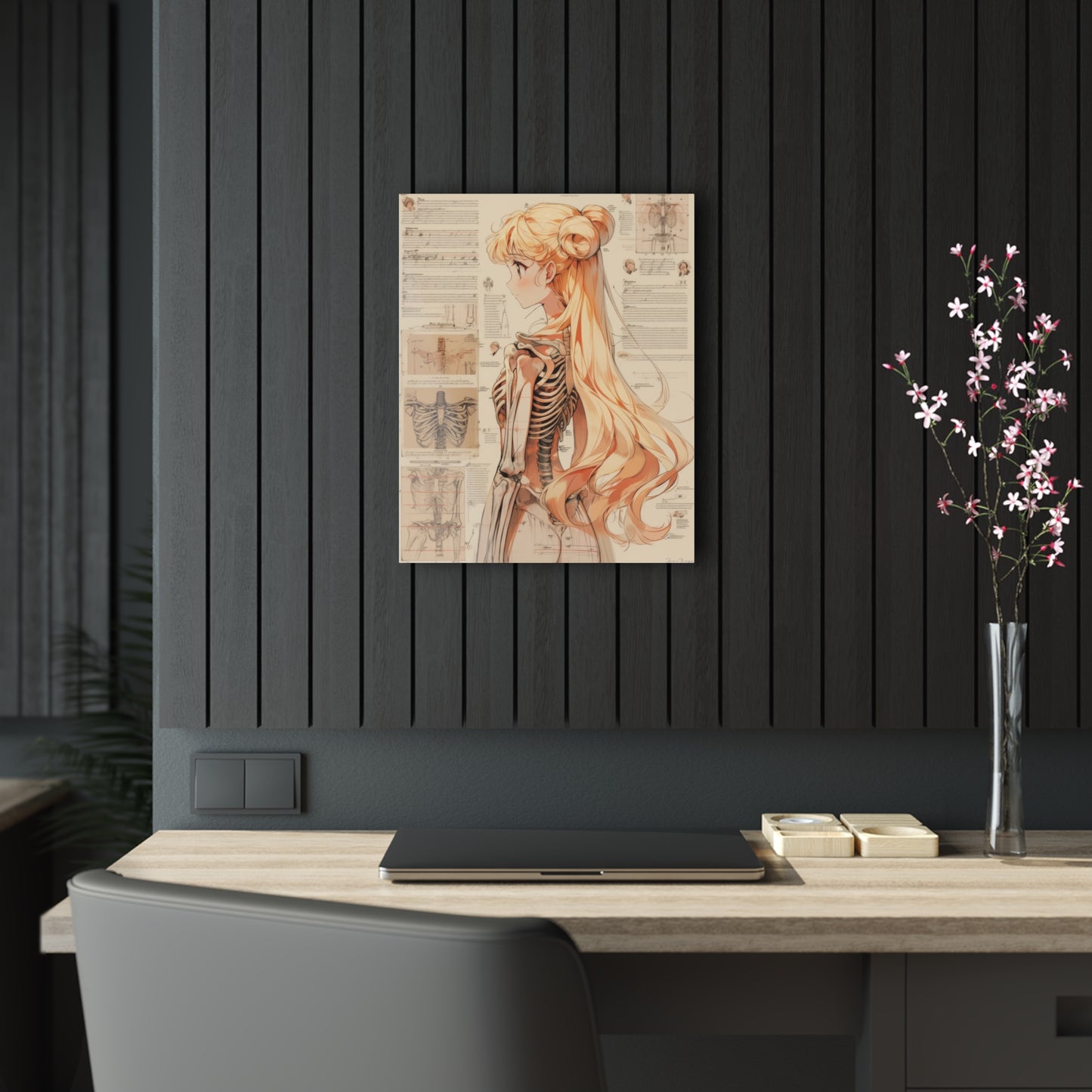 Sailor Moon - Sailor Venus Skeleton - Acrylic Print