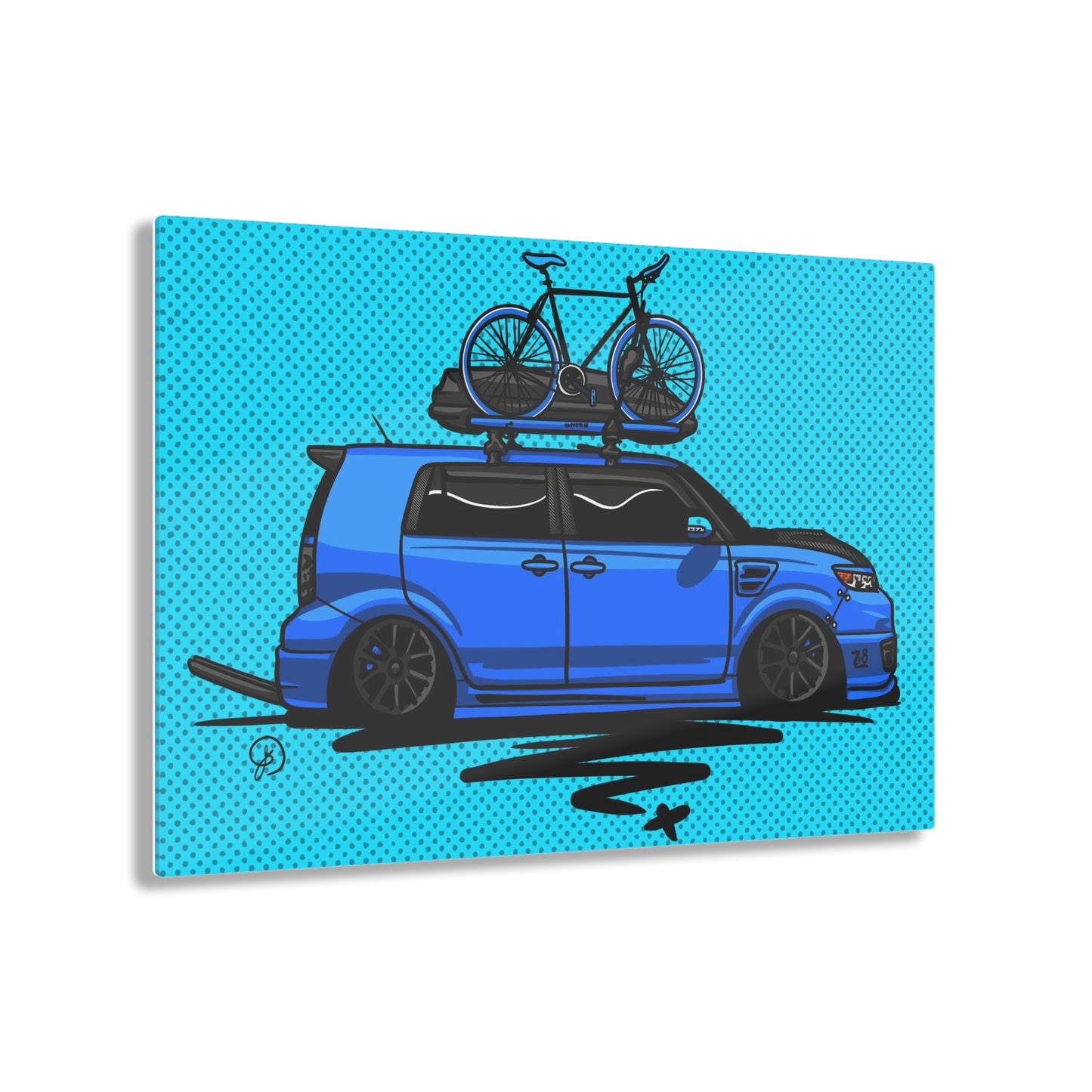 Sxetched X r0cean11 - 2011 Scion xB RS8.0 - Acrylic Print