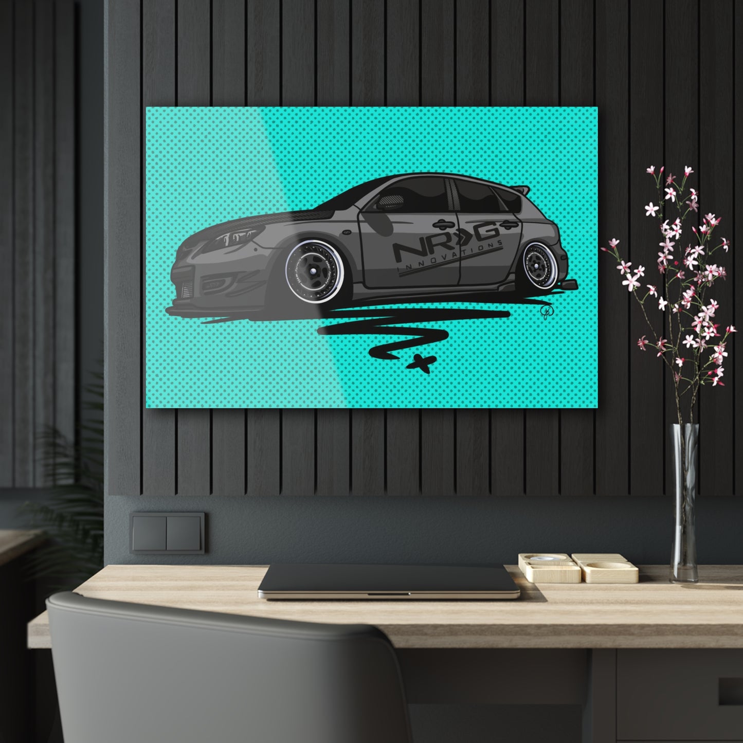 Sxetched X r0cean11 - 2008 Mazda Speed 3 - Acrylic Print