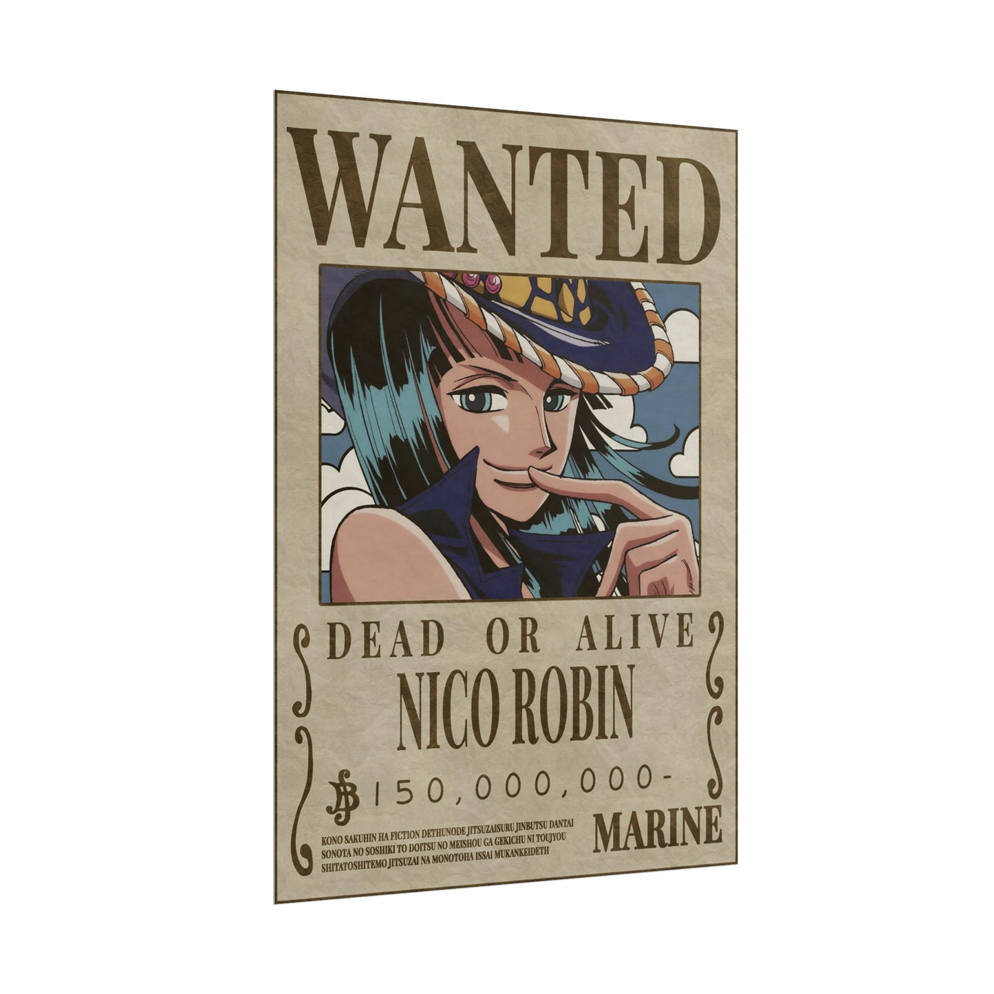 One Piece - Nico Robin Wanted Poster