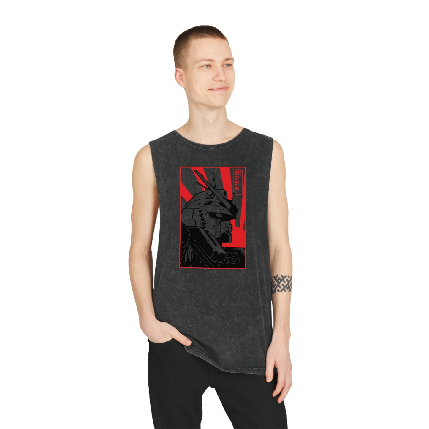 Gundam - Stonewash Tank Top
