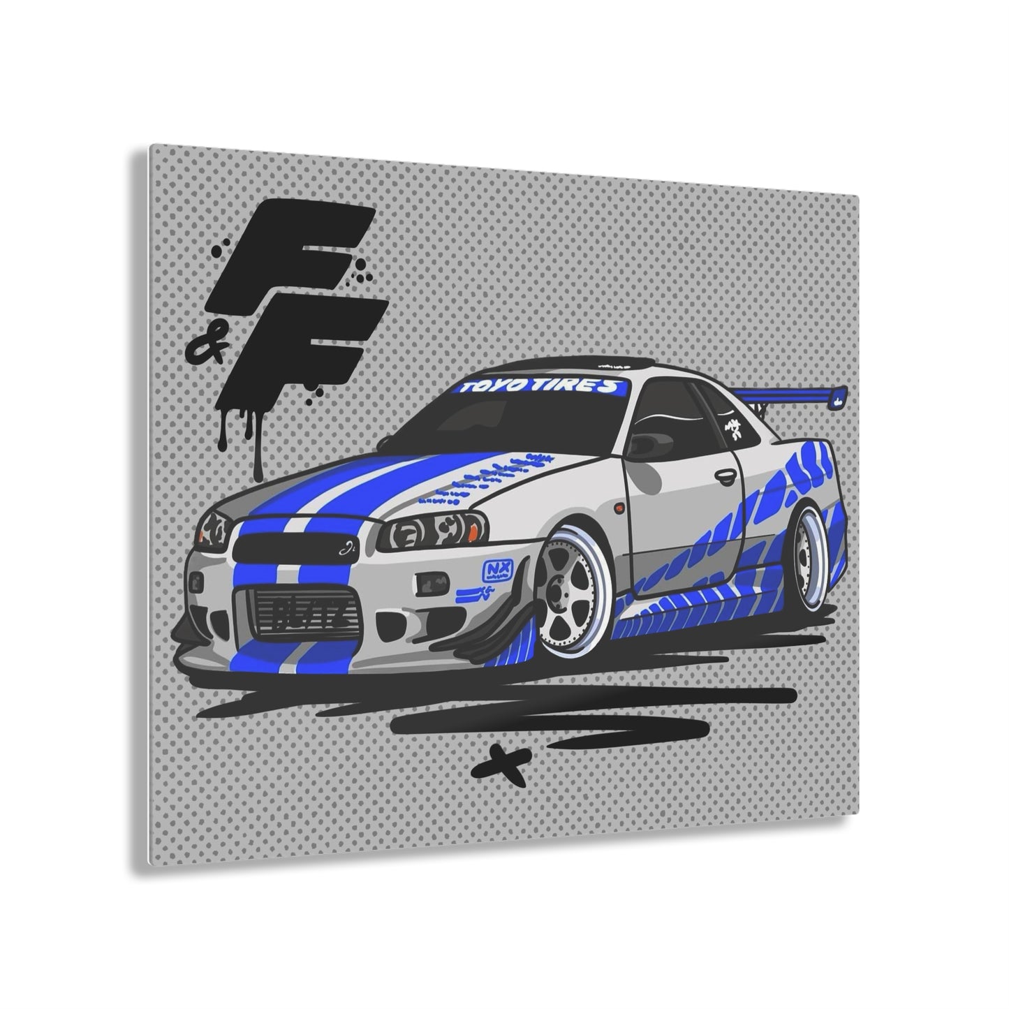 Sxetched X r0cean11 - FF Skyline - Acrylic Print