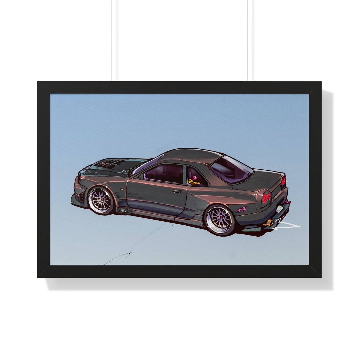 Anime '82 - Skyline - Framed Poster