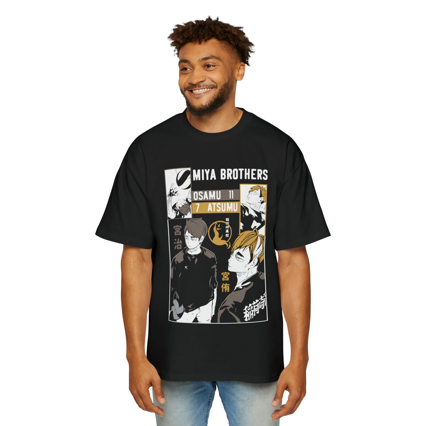 Haikyuu - Miya Brothers - Heavy Oversized Tee