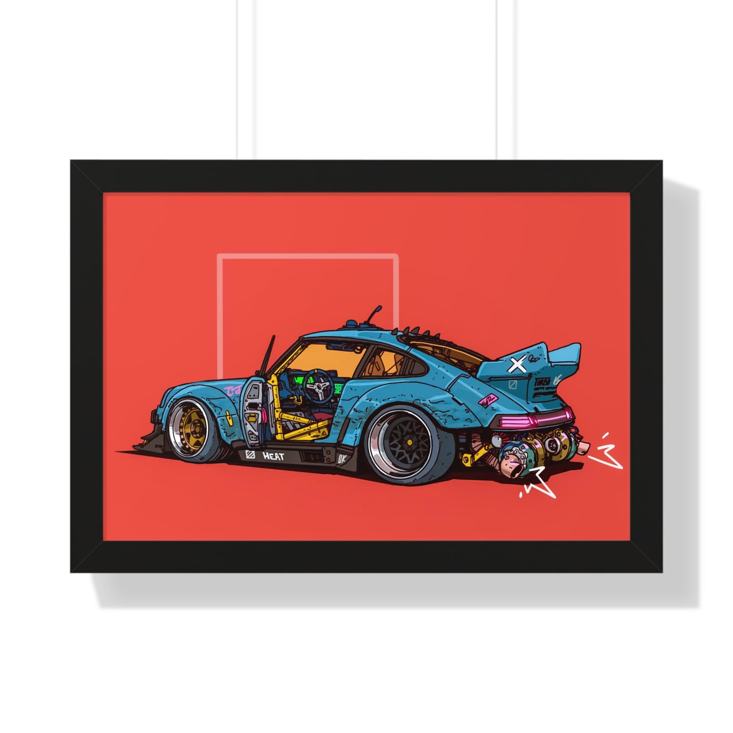 Anime '82 - Turbo - Framed Poster