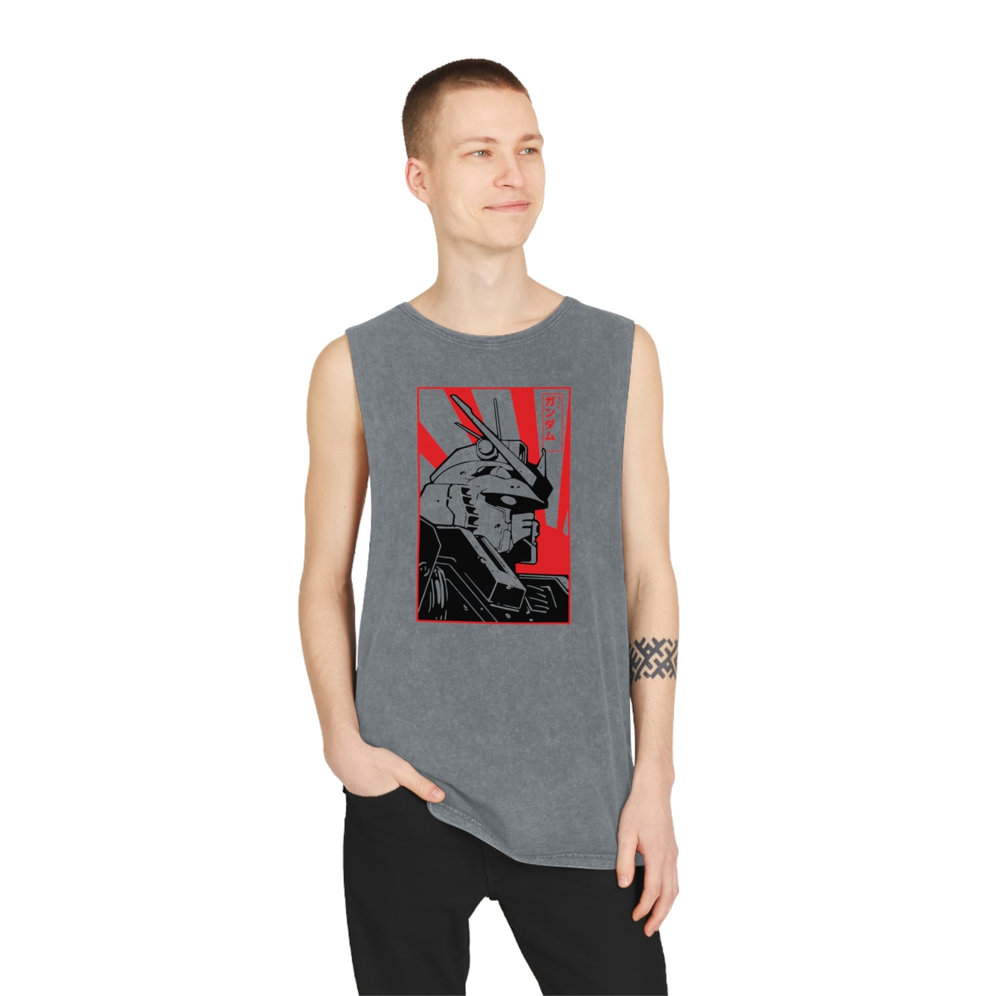 Gundam - Stonewash Tank Top