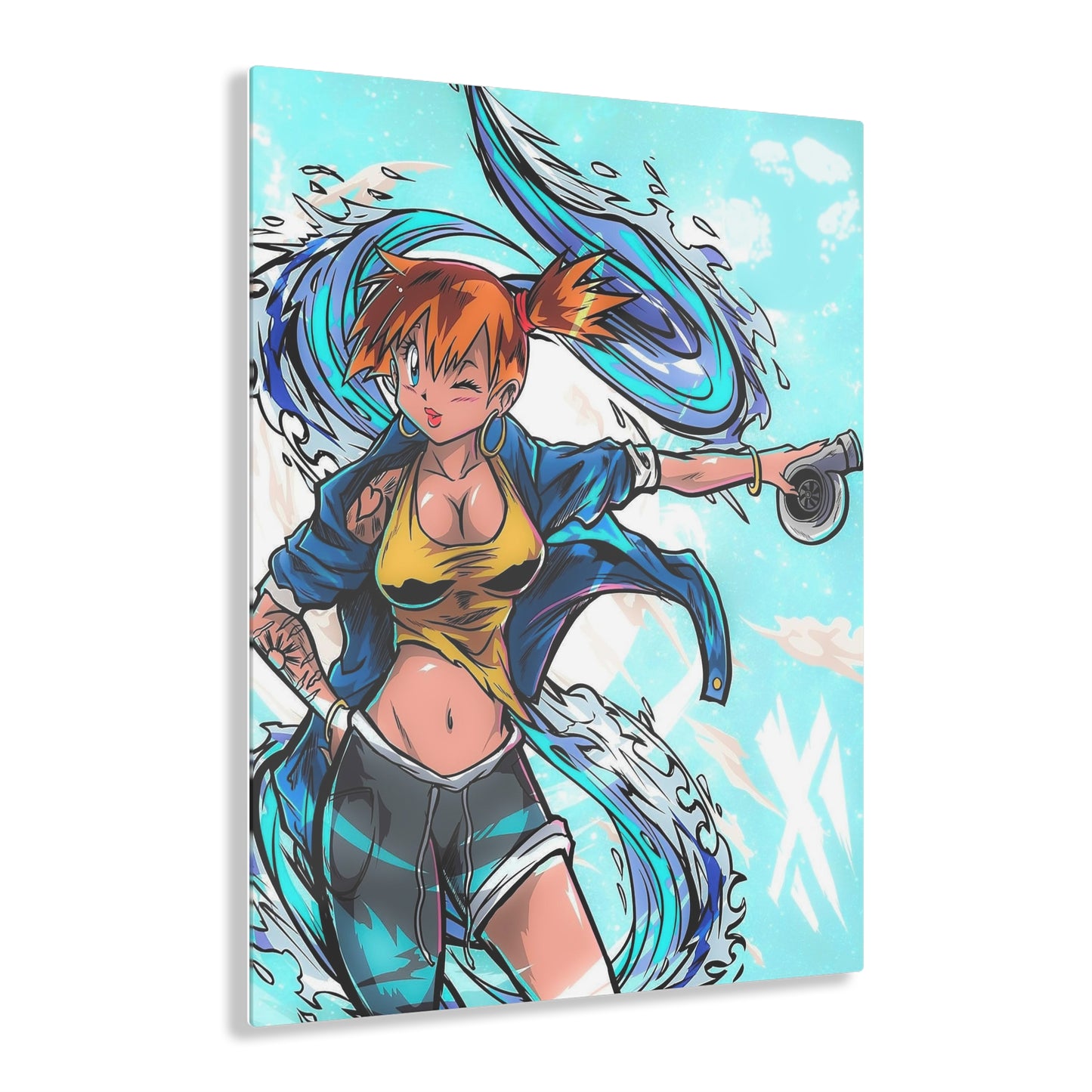 Pokemon - Misty "Gotta Blow Them All" - Acrylic Print