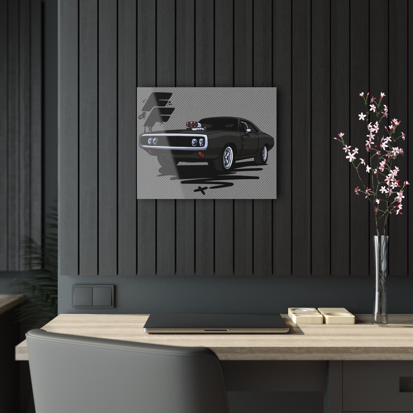Sxetched X r0cean11 - FF Camaro - Acrylic Print
