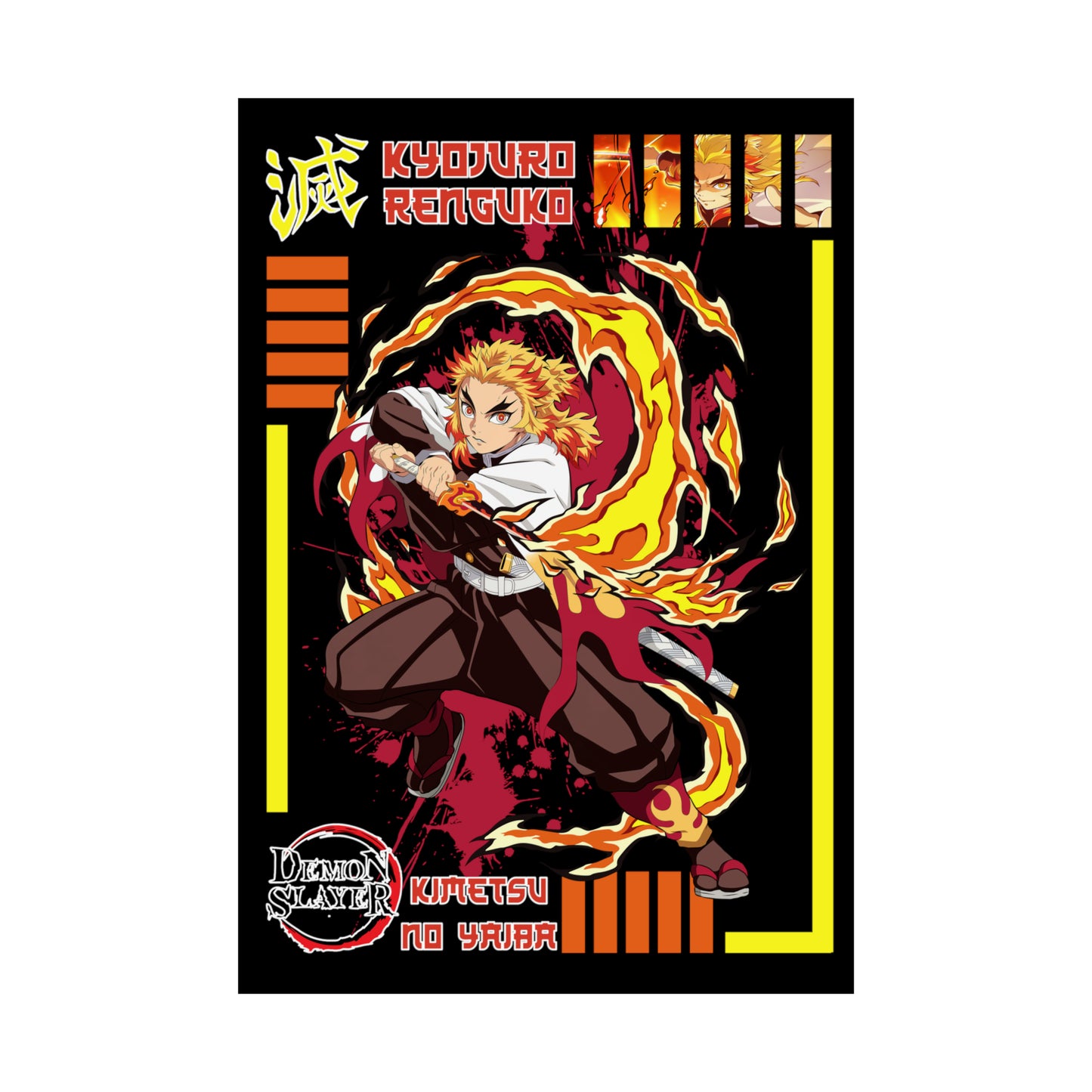 Demon Slayer - Kyrojuro - Poster