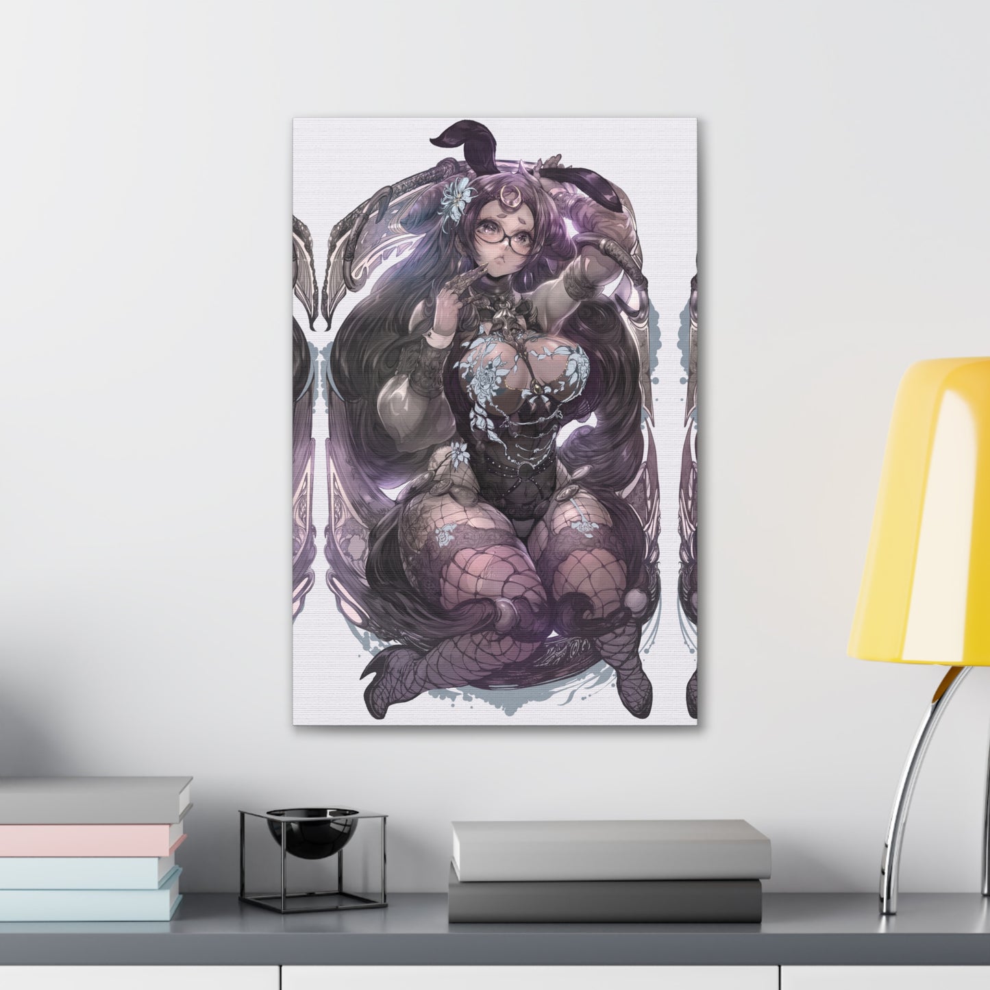 Sailor Moon - Sailor Saturn Bunny - Fine Art Canvas