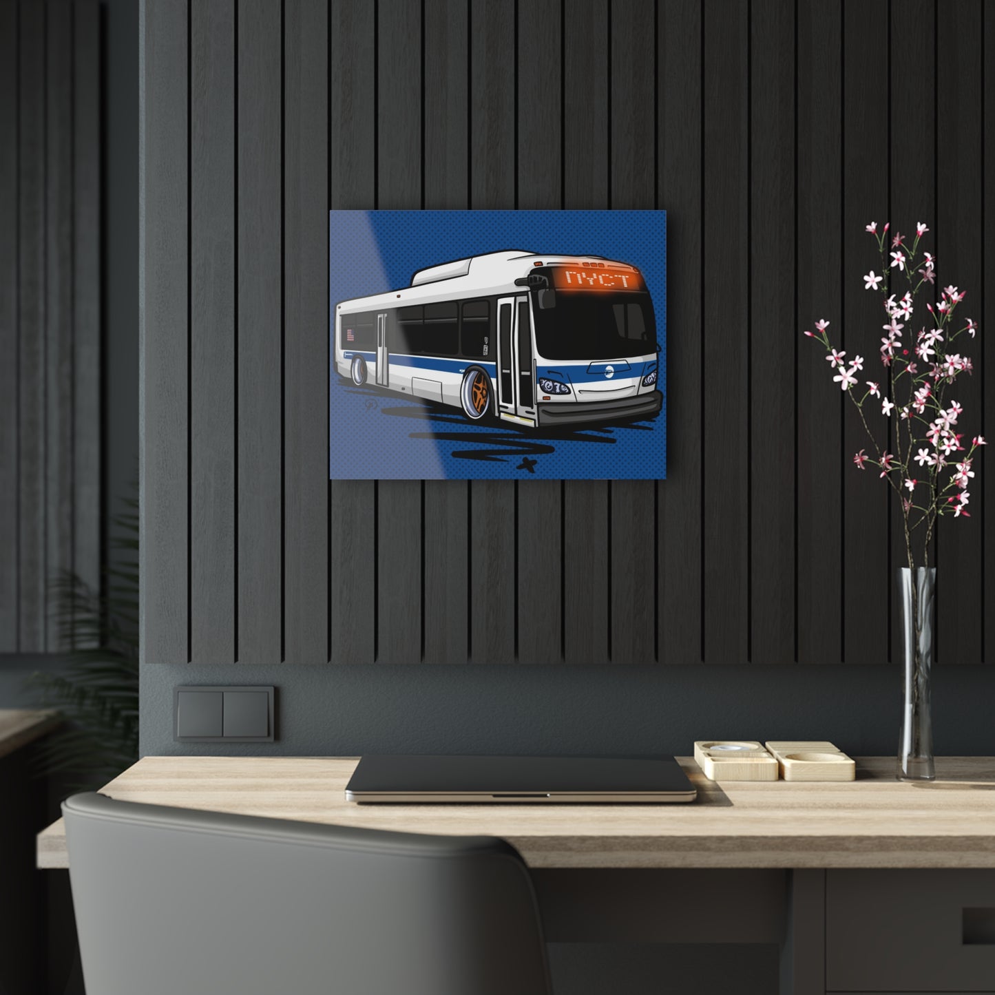 Sxetched X r0cean11 - NYCT - Acrylic Print