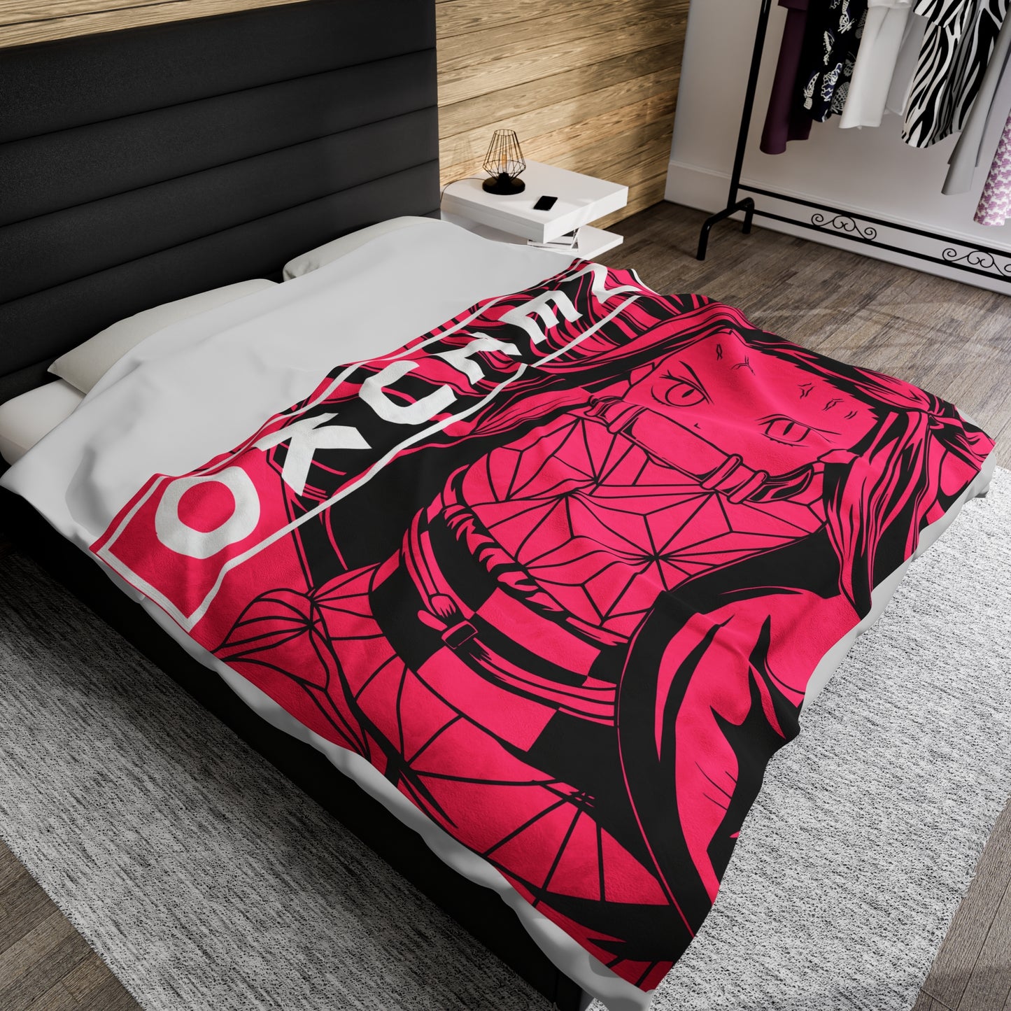 Demon Slayer - Nezuko - Velveteen Plush Blanket